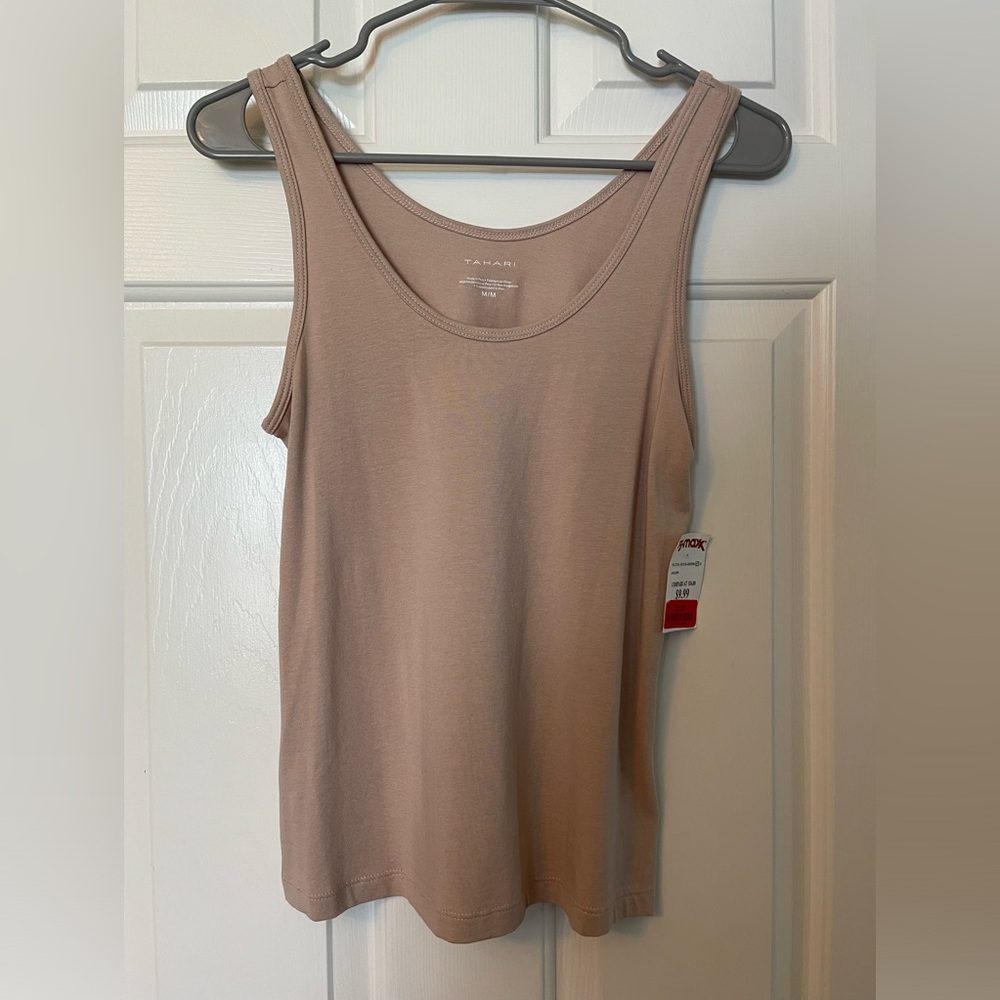SOFT Cotton / Modal Tank Top - NWT - Tahari - Size M